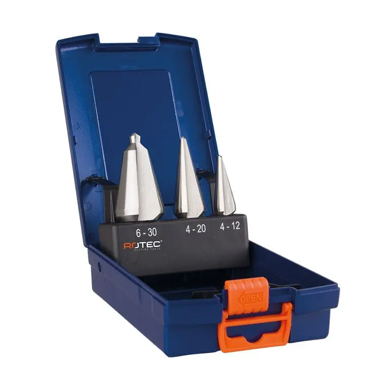 Rotec HSS Conische Plaatborenset 4-delig Express Levering