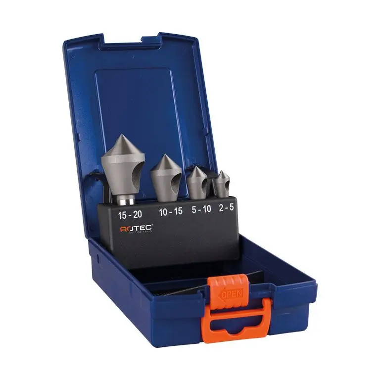 Groothandel Rotec HSS-Co Verzinkfrezenset met schuin gat 4-delig