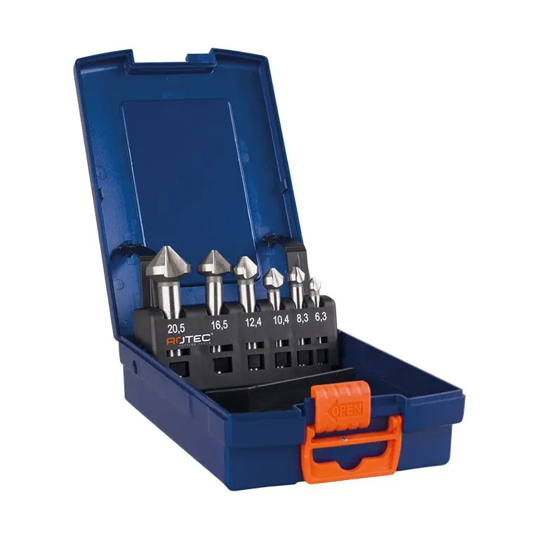 Rotec HSS-G Verzinkfrezenset Inox 6-delig Koopje