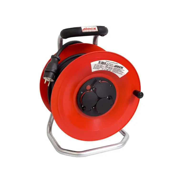 Betaalbaar 4Tecx Kabelhaspel 25 m 3 x 1.5 mm2