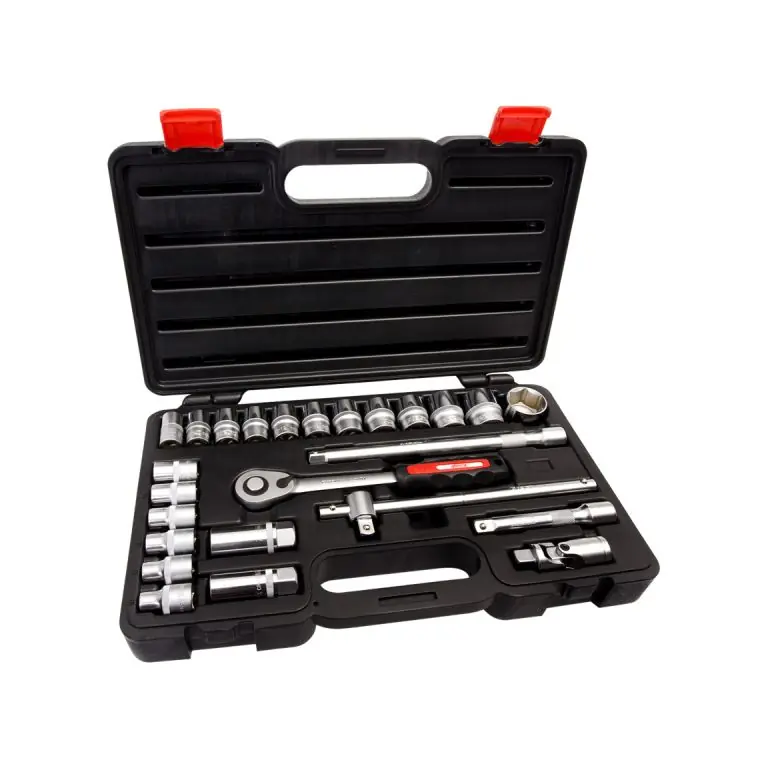 4Tecx Dopsleutelset 25 delig 1/2" Exclusieve Aanbieding