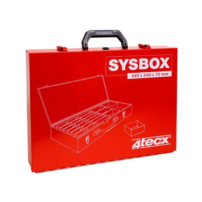 4Tecx Sysbox Assortimentskoffer Metaal 23 vaks Favoriet