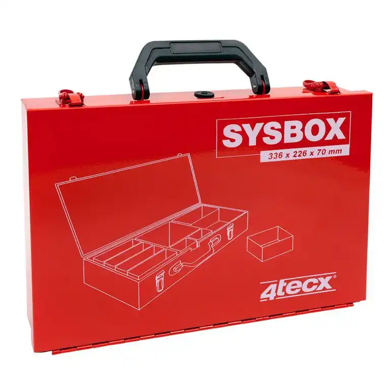 4Tecx Sysbox Assortimentskoffer Metaal 13 vaks Finale Uitverkoop