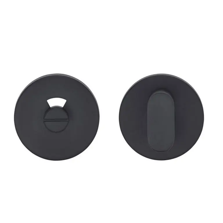 Beperkte Voorraad D4E Deurrozet RVS Zwart Rond WC