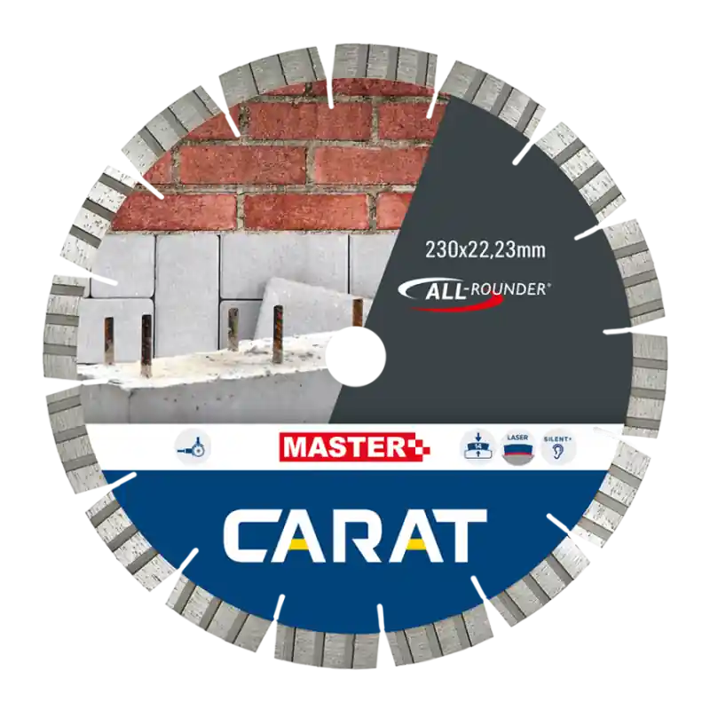 Plaats Bestelling Carat Diamantzaagblad Universeel All-rounder Master Ø 125-230mm