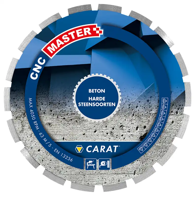 Op = Op Carat diamantzaag beton CNC MASTER 300 - 600 mm