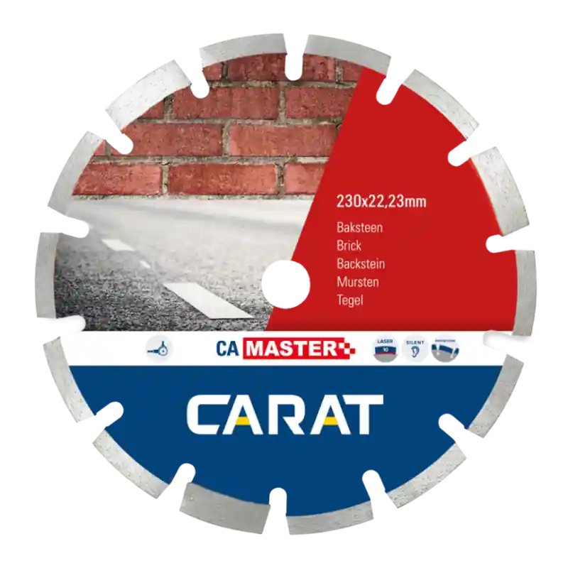 Topkwaliteit Carat Diamantzaagblad Baksteen CA Master Ø 115-230mm