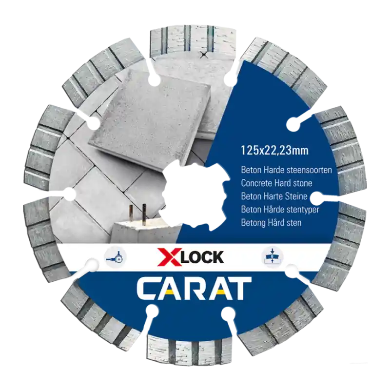 Beperkt Aanbod Carat Diamantzaagblad Beton X-LOCK 125x22,2mm