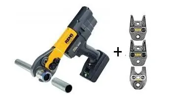 Aanbieding REMS Mini-Press Accu li-ion persmachine + 3 gratis persbekken