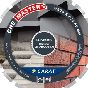 Direct Verzonden Carat Diamantblad Universeel 370mm Asgat 30mm - CNEM370500