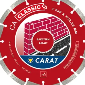Premium Carat Diamantzaag Baksteen Ø125X22,23mm - Type CA Classic - CAC1253000