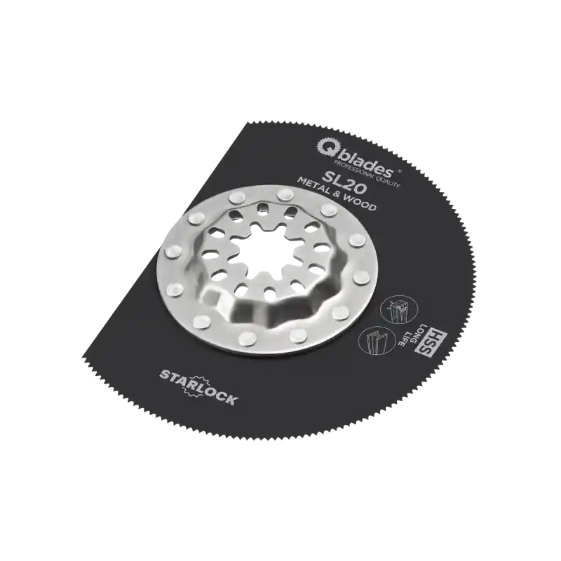 Qblades SL20 segmentzaagblad HSS 85mm (10st+1 gratis) Must-Have