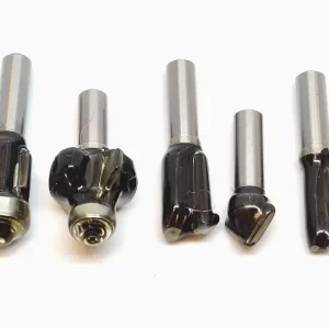 Beperkt Aanbod Hikoki Houtfrezenset 8 mm in kunststof koffer (5-delig)