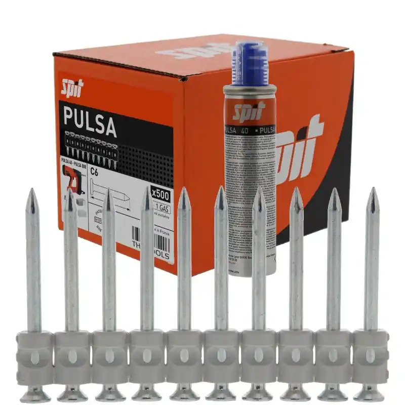 Aanbieding Spit Pulsa nagels C 6/40 FH Bulkverpakking