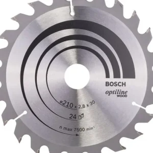 Aanbieding Bosch CIRKELZAAGBLAD OPTILINE WOOD, 210 X 30 X 2,8 MM, 24T