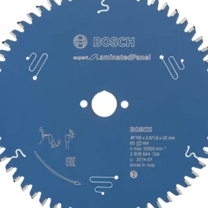Aanbieding Bosch CIRKELZAAGBLADLAMINATED PANEL, 190 X 20 X 2,6 MM, 60T