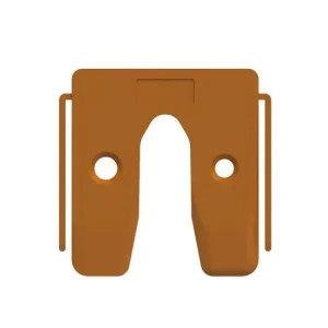 Aanbieding GB UITVULPLAATJE ORANJE MET STELPOOTJE 2 KS 50X50