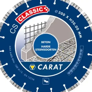 Nu Kopen CARAT 5x DIAMANTZAGEN IN KOFFER BETON CS CLASSIC Ø350 x 25,40 MM