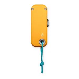 The James Brand The Palmer, Canary Aluminum,Turquoise Lanyard KN121183-00 utility mes Rechtstreeks Van De Fabrikant