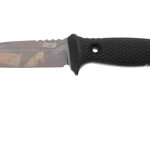 TRC M-1XT Elmax Post-Apocalyptic Finish, Black G10, Kydex Sheath, survivalmes Betaalbaar