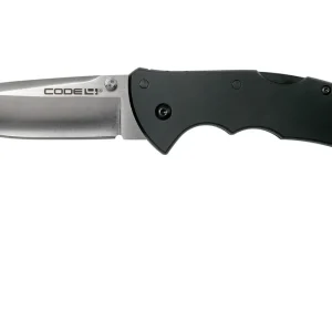 Superprijs Cold Steel Code 4 Spear Point 58PAS Black CPM S35VN plain edge, zakmes