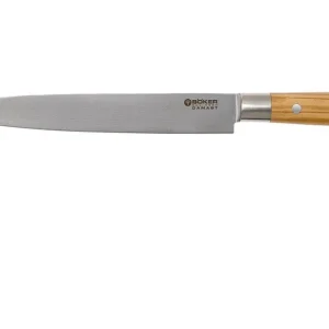 Böker Damast Olive 23 cm vleesmes - 130445DAM Direct Beschikbaar