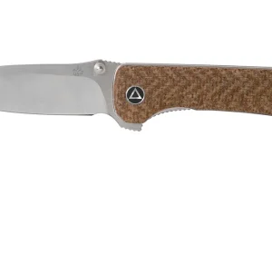 QSP Knife Hawk QS131-G Brown Micarta zakmes Nieuw