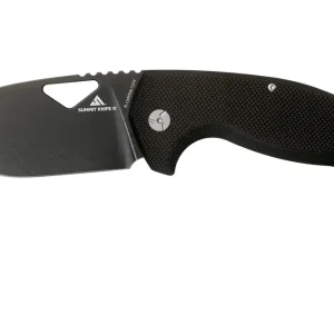 Must-Have Fox El Capitan SK-02 BSW Summit Knife Co, Black Stonewashed zakmes, Tommaso Rumici design