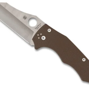 Actieprijs Spyderco YoJumbo CPM 15V C253GPBN15V Brown G10, Sprint Run zakmes, Michael Janich design