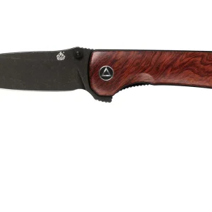Betaalbaar QSP Knife Hawk QS131-O2 Mkuruti Wood, Blackwashed, zakmes