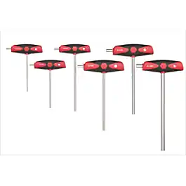 Betaalbaar Wiha stiftsleutelset 334-DSK6 Comfortgrip T-greep 6-delig