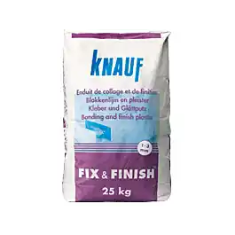 Seizoensaanbieding Knauf Fix & Finish pleistergips 25 kg