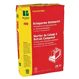 Weber Beamix Top krimparme gietmortel 190 zak 25 kg Voordeelprijs