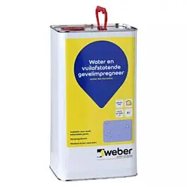 Weber klin Hamoline gevel impregneer 10 liter Ambachtelijk