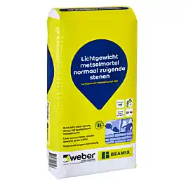 Beste Prijs Weber Lichtgewicht metselmortel 20 kg