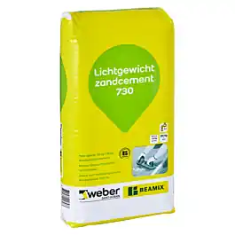 Weber Lichtgewicht zandcement 730 20 kg Bestel Nu