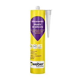 Exclusief Weber siliconenkit wit 310 ml