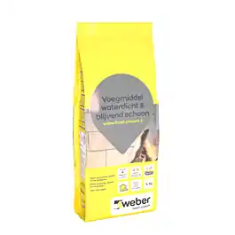 Budget Weber voegmiddel wd en blijvend schoon wit 4 kg