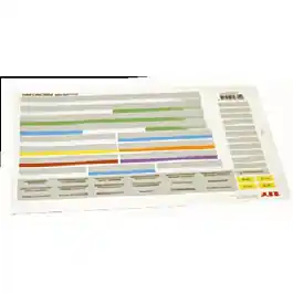 Weekendaanbieding ABB Hafonorm stickervel installatiekasten